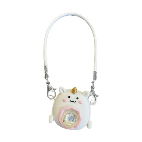 Ronyme Puppenschultasche Puppenhaus Mini Umhängetasche Rollenspiel Miniatur Puppenrucksack für 1/12 Puppenzubehör, Weiß von Ronyme