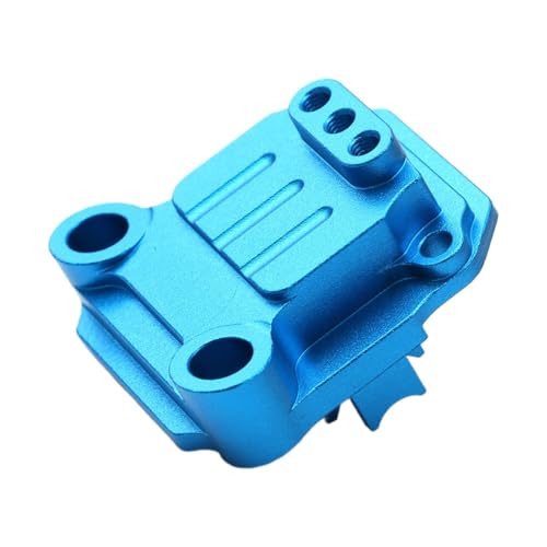 Ronyme RC Auto Getriebeabdeckung, Aluminiumlegierung, Ferngesteuertes Auto, Getriebeabdeckung, Ersatzteile, RC Teil für TA01, TA02, DF01, Maßstab 1:10, RC DI, Blau von Ronyme