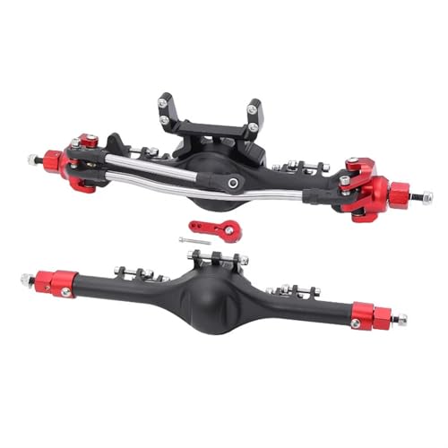 Ronyme RC-Crawler-Autoachsen, RC-Autozubehör, robuste Modifikation, vorne und hinten, gerade Achsen, Ersatzteile für SCX10 90046 1/10 RC-Auto, Vorderachsen von Ronyme