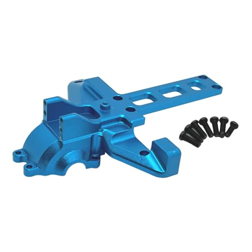 Ronyme RC-Hinterradgetriebeabdeckung, Ersatzzubehör, Hinterradgetriebegehäuse für 16209 16210 16207 16208 1/16 RC-Raupenautofahrzeuge, BLAU von Ronyme