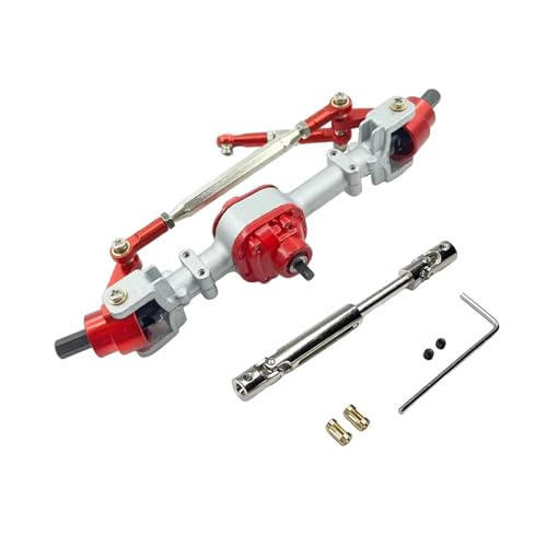 Ronyme RC Metallachse, RC Autozubehör, Einfach zu Installierender Ersatz, Upgrade Antriebswelle, RC Autoteil für MN82 MN78 1/12 RC Auto DIY, Silberne Vorderachse von Ronyme