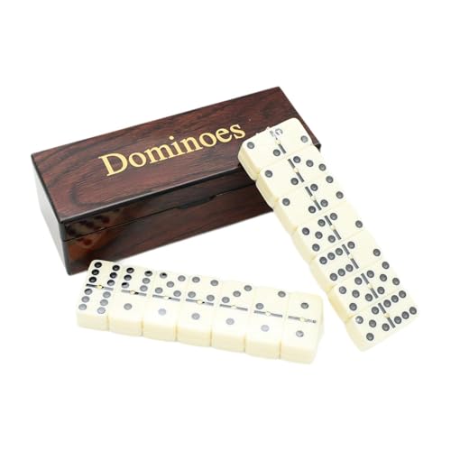 Ronyme -Set, Brettspiel, 28 Dominosteine, multifunktionales Lernwerkzeug aus für Reisende Familien und Erwachsene von Ronyme