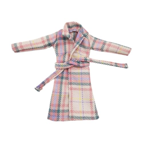 Ronyme Trenchcoat für Damen im Maßstab 1/6, stilvolles Zubehör, DIY-Puppenoutfit, Puppenkleidung, Kleidermantel, für 12-Zoll-Figuren von Ronyme