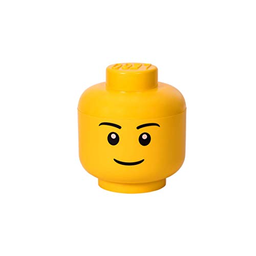 Lego 4032 40321724 Aufbewahrungskopf, Junge, Gelb, Large von Room Copenhagen