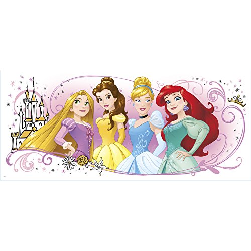 RoomMates Disney Princess Freundschafts-Abenteuer, zum Abziehen und Aufkleben von RoomMates