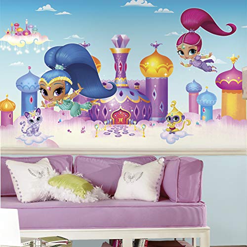 RoomMates JL1385M Shimmer and Shine wasseraktiviertes abnehmbares Wandbild, 3,2 x 1,8 m, mehrfarbig RoomMates JL1385M Shimmer and Shine wasseraktiviertes abnehmbares Wandbild, 3,2 x 1,8 m, mehrfarbig von RoomMates