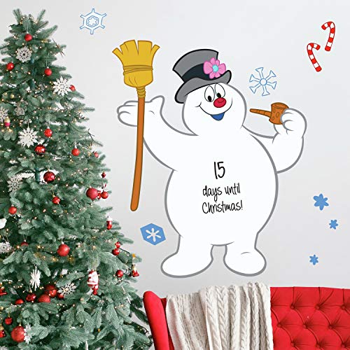 RoomMates RMK4482GM Dry Erase Frosty Peel and Stick Wandaufkleber, weiß, blau, braun von RoomMates