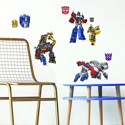 RoomMates Transformers Cyberverse Wandaufkleber zum Abziehen und Aufkleben von RoomMates