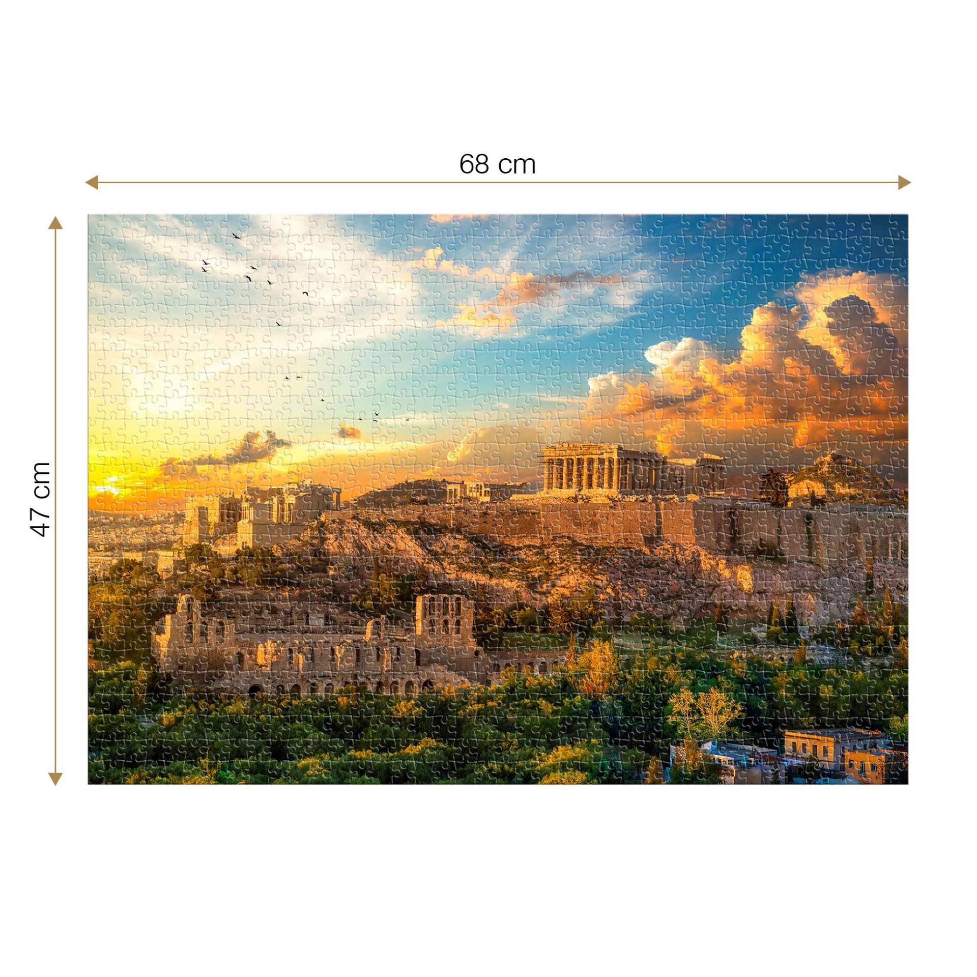 Roovi Acropolis of Athens, Greece 1000 Teile Puzzle Roovi-79886 von Roovi