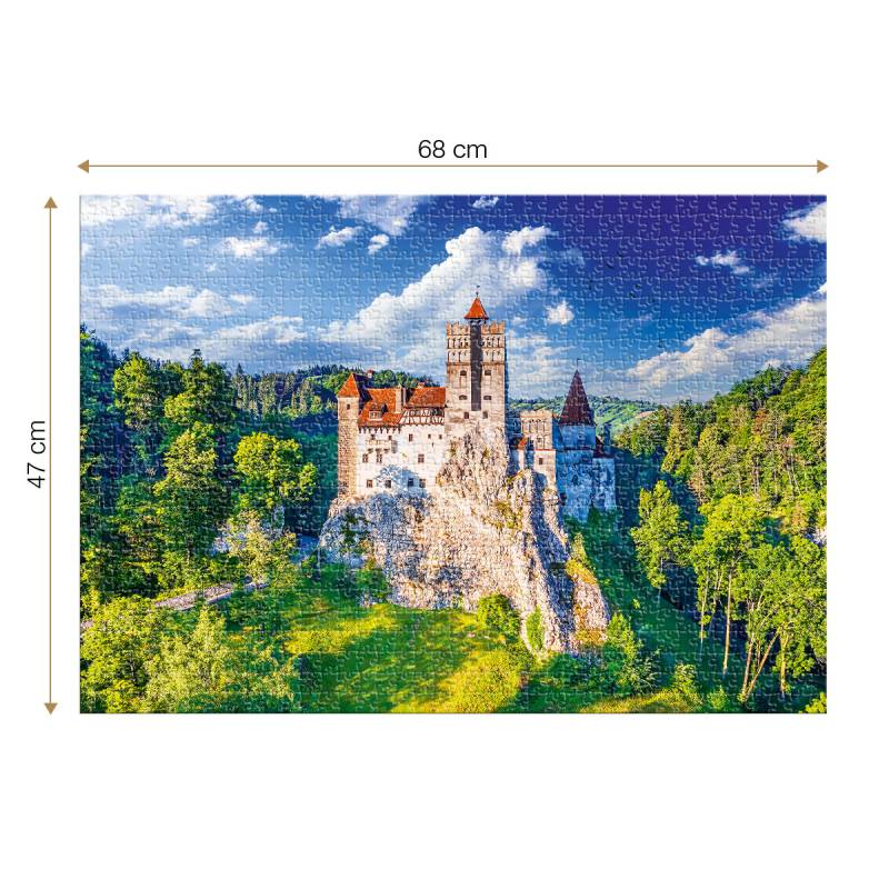 Roovi Bran Castle or Dracula Castle in Transylvania 1000 Teile Puzzle Roovi-80059 von Roovi