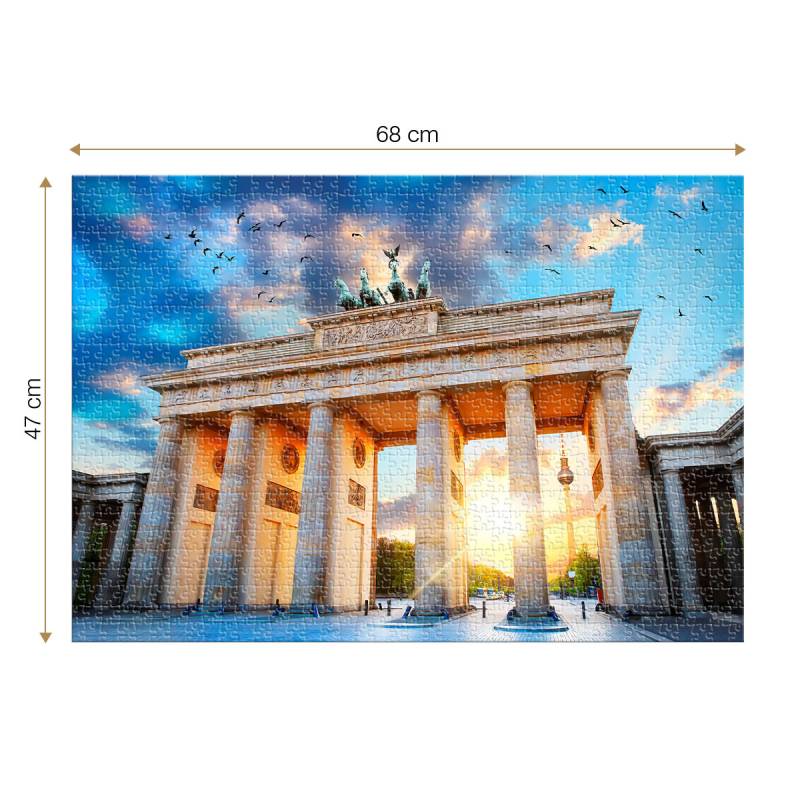 Roovi Brandenburg Gate, Berlin, Germany 1000 Teile Puzzle Roovi-79848 von Roovi