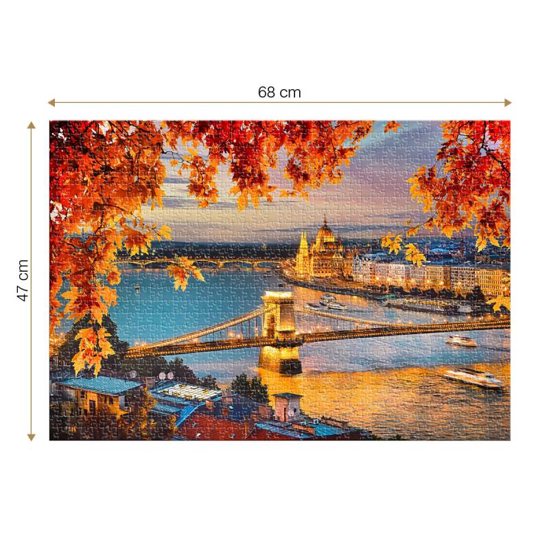 Roovi Budapest, Hungary 1000 Teile Puzzle Roovi-79961 von Roovi