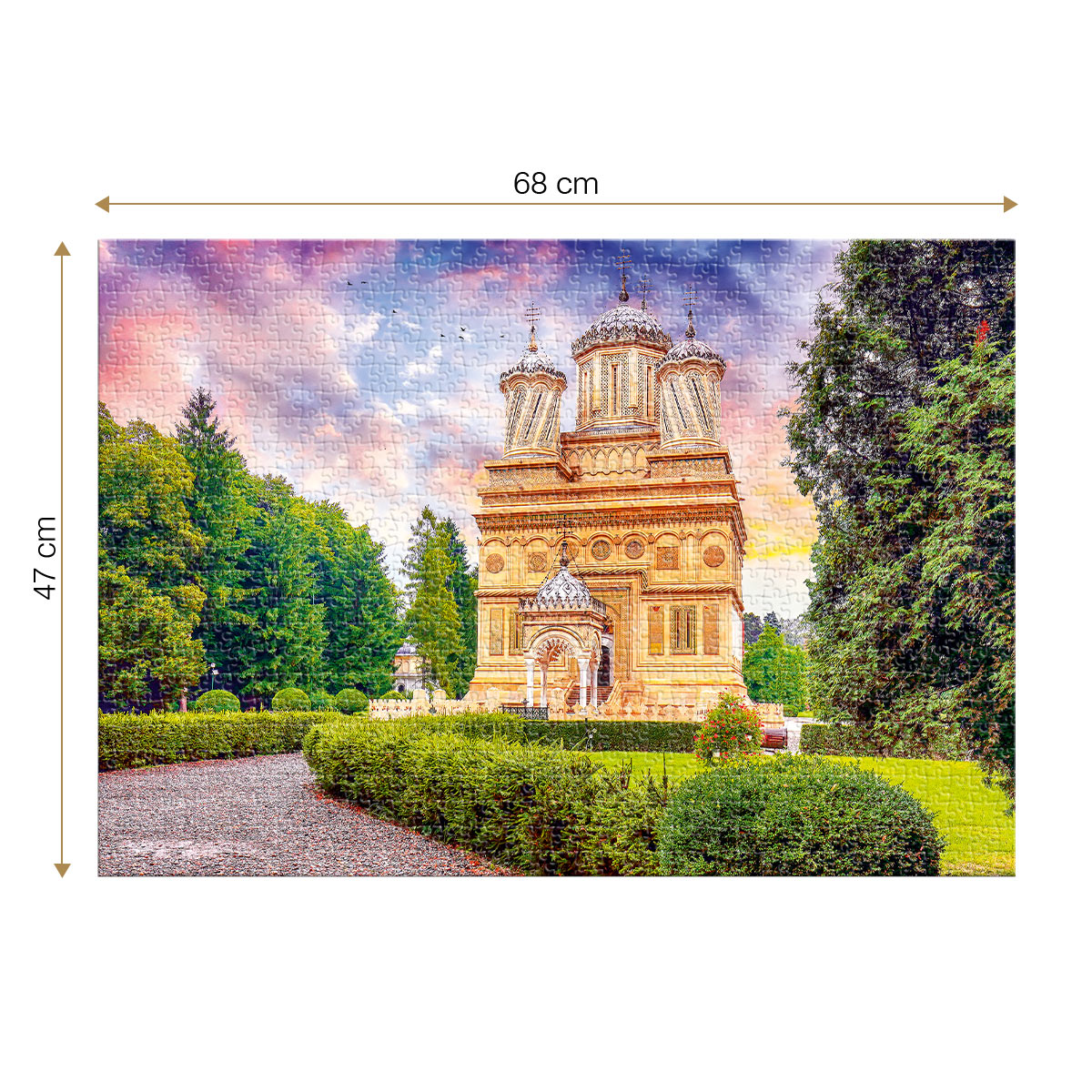 Roovi Curtea de Arges Monastery 1000 Teile Puzzle Roovi-80011 von Roovi