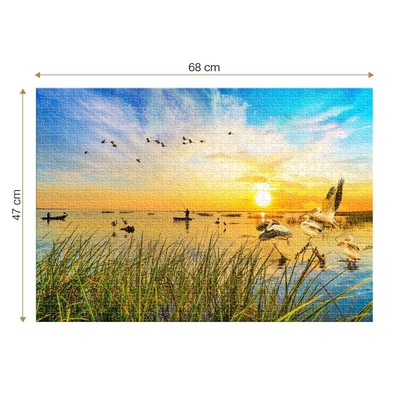 Roovi Danube Delta 1000 Teile Puzzle Roovi-80004 von Roovi