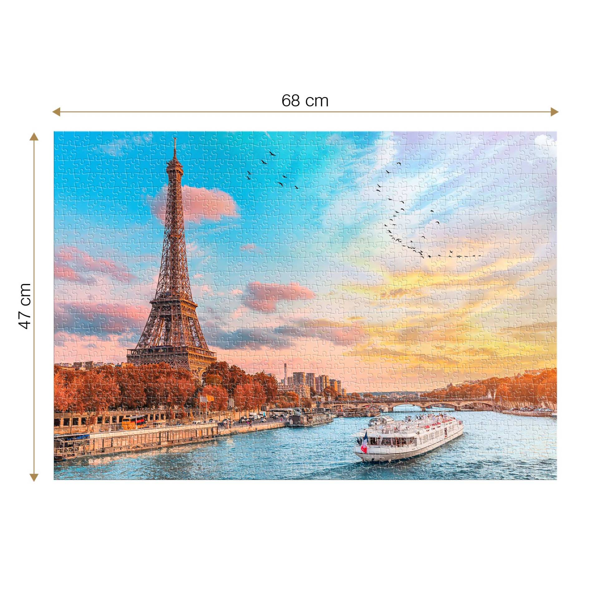 Roovi Eiffel Tower, Paris, France 1000 Teile Puzzle Roovi-79893 von Roovi