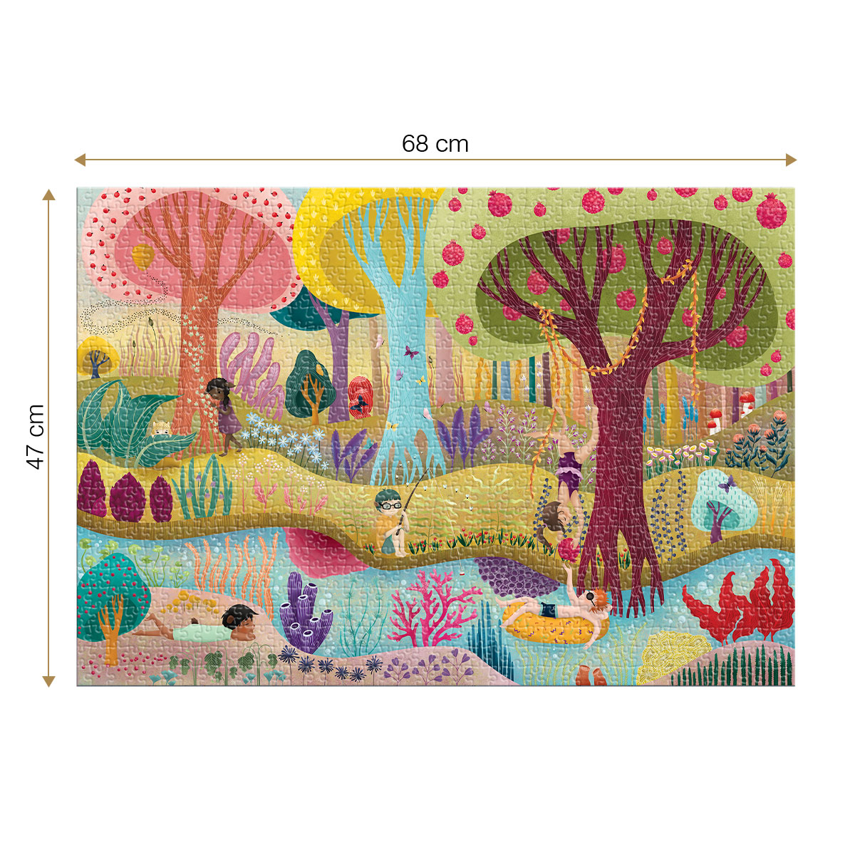 Roovi Magic Forest, Summer 1000 Teile Puzzle Roovi-79732 von Roovi