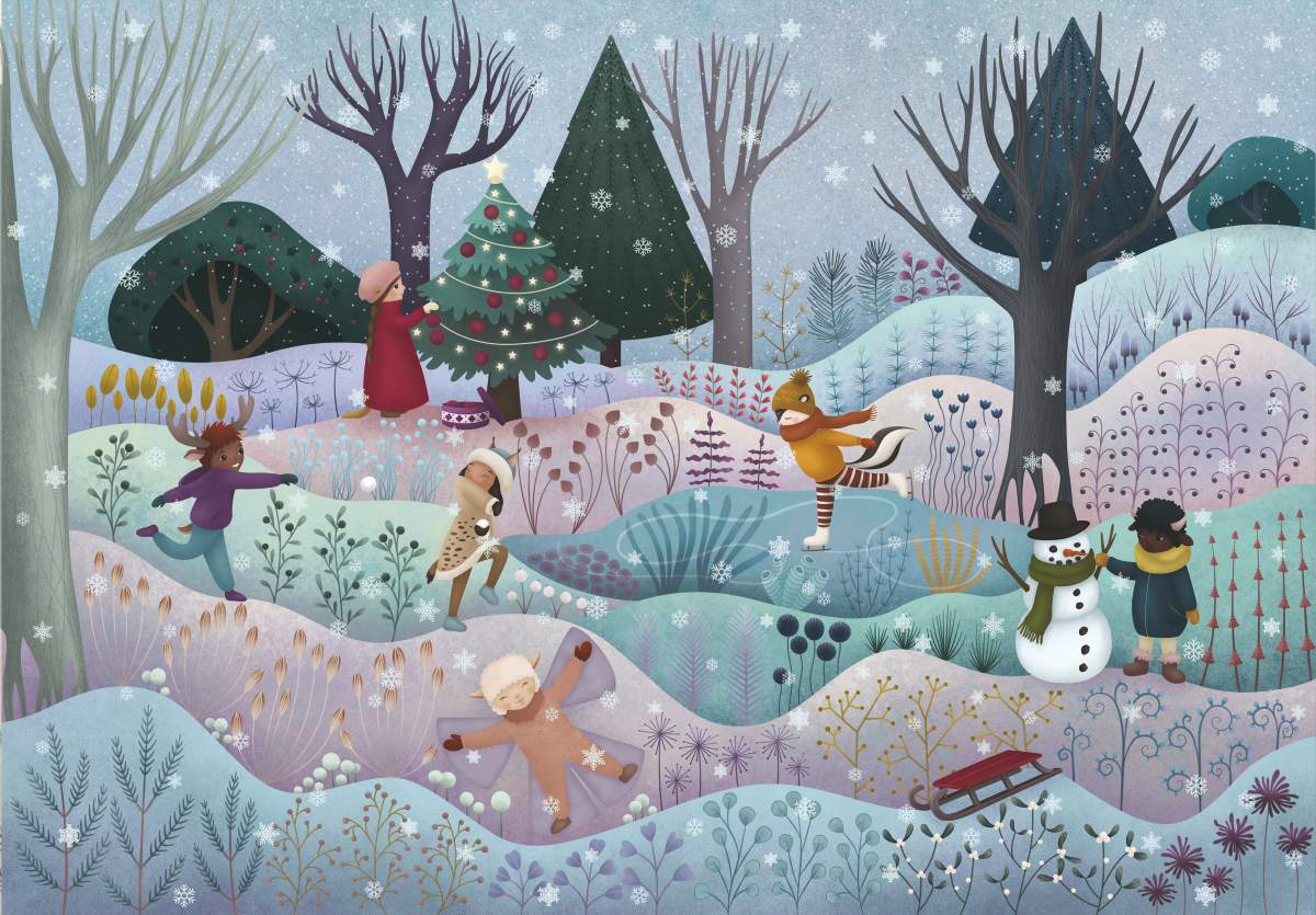 Roovi Magic Forest, Winter 1000 Teile Puzzle Roovi-79756 Roovi Magic Forest, Winter 1000 Teile Puzzle Roovi-79756 von Roovi