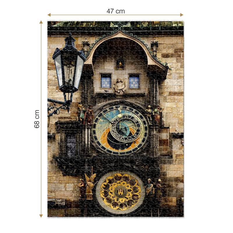 Roovi Prague Astronomical Clock 1000 Teile Puzzle Roovi-70616 von Roovi