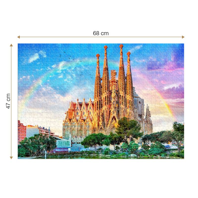 Roovi Sagrada Familia, Barcelona, Spain 1000 Teile Puzzle Roovi-79862 von Roovi