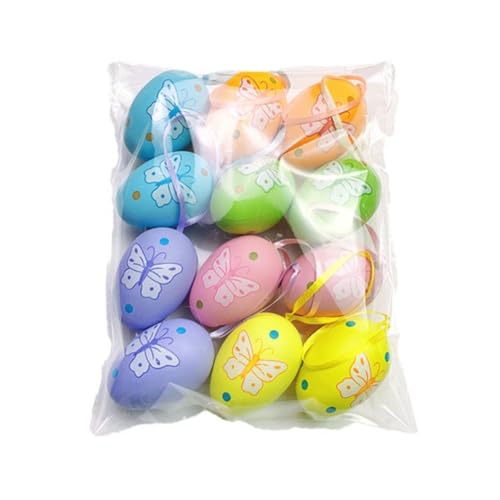 Rordigo D Ostern DIY Eier, einhändig bemalte Eier, Kindergarten, Spielzeug zum Ausmalen, Simulationseier zum Ausmalen von Rordigo