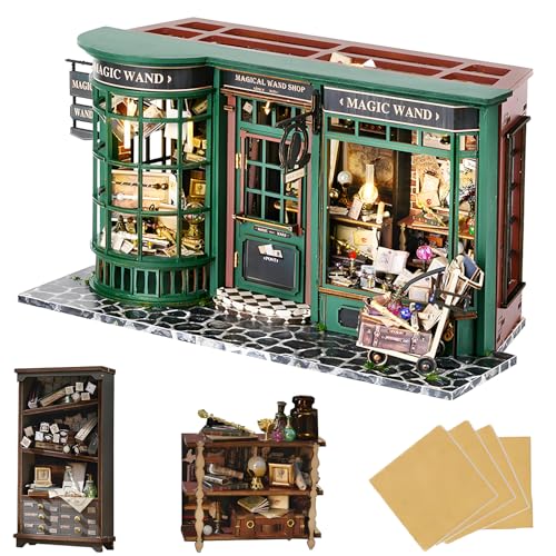 Roroom DIY Miniature Dollhouse Kit with Furniture,Mini 3D Wooden Doll House Craft Model,Creative Room Idea for Valentine's Day Birthday Gift(F032-MAGIC House) von Roroom