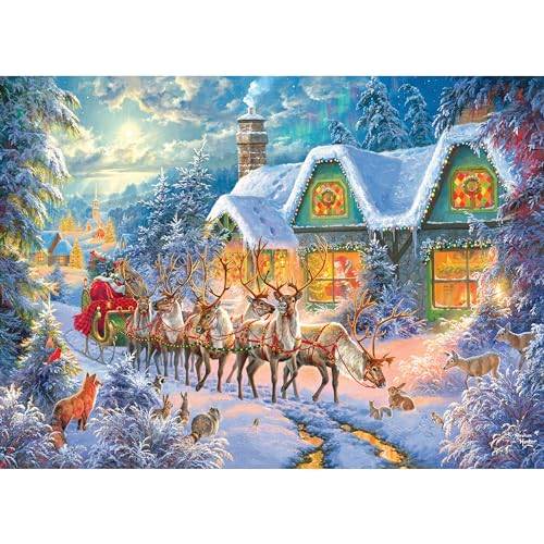 RoseArt - Abraham Hunter - Christmas Magic - 1000 Teile Puzzle für Erwachsene von Rose Art