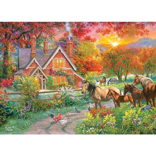 RoseArt - Abraham Hunter Cork Puzzle - Homestead - 1000 Teile Puzzle von Rose Art