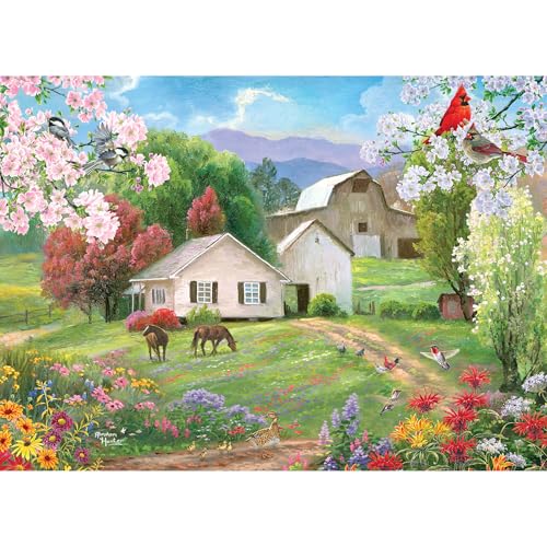 RoseArt Abraham Hunter – Jefferson County Farm – Puzzle mit 1000 Teilen von Rose Art