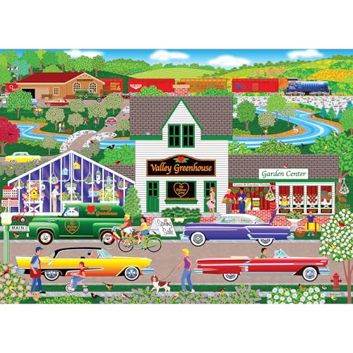 RoseArt Home Country - Blumen aus dem Tal - Puzzle mit 1000 Teilen von Rose Art