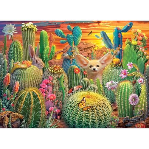 RoseArt - Kodak Cork - Kaktus Critters - 1000 Teile Puzzle für Erwachsene von Rose Art