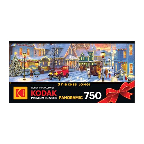 RoseArt - Kodak - Panorama-Weihnachtsabend - 750 Teile Puzzle für Erwachsene von Rose Art