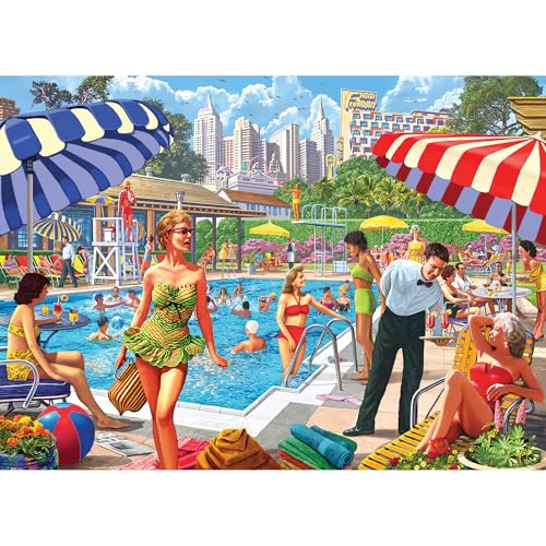 RoseArt - Kodak Premium - Club Pool - 1000 Teile Puzzle für Erwachsene von Rose Art