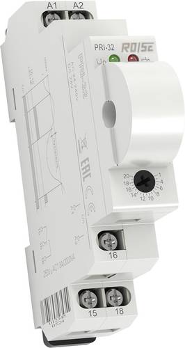 Rose LM Überwachungsrelais 24, 24 - 24, 240 V/DC, V/AC 1 Wechsler PRI-32 1St. von Rose LM