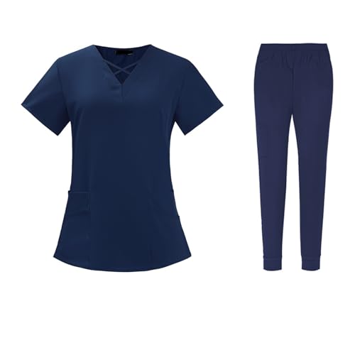 Kasacks Damen Pflege Sommer Schlupfkasack Damen Arbeitskleidung & Uniformen Hose Weiss Damen Kostümset Krankenschwester Arbeitskittel Damen Arbeitskittel Damen Hose Weiss Damen von Rosennie