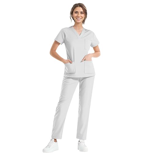 Kasaks Altenpflege Damen Nurse Costume Krankenschwesteruniform Krankenpfleger Pflege Kasack Damen Berufsbekleidung Pflege Medizinische Berufsbekleidung Medizinische Uniform Damen Work Wear Women von Rosennie