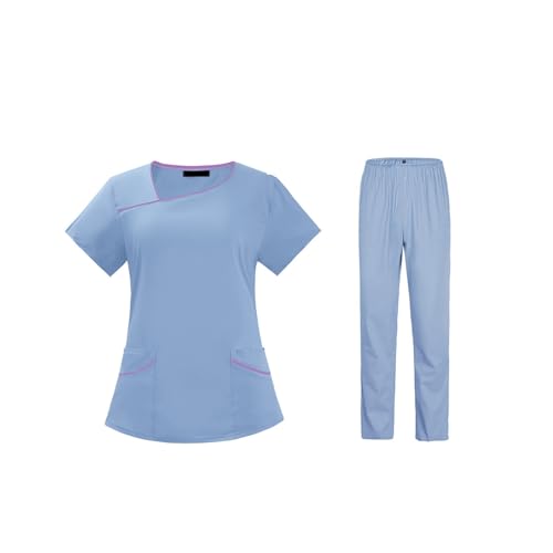 Kostüm Set Krankenschwester Schlupfhose Damen Kasacks Damen Pflege Krankenschwester Damen Kasacks Pflege Berufsbekleidung Pflege Damen Bekleidungssets Für Damen Jogginghose Set Damen Kasack Set Damen von Rosennie