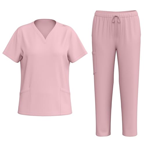 Kostümset Krankenschwester Krankenschwester T-Shirt Bekleidungssets Für Damen Arbeitskleidung Damen Kasacks Damen Pflege Set Pflege Kasack Damen Kasack Damen Arbeitshose Damen Weiß von Rosennie