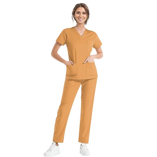 Medizinische Kleidung Damen Kasack Damen Pflege Günstig Kasack Damen Op Kleidung Damen Set Krankenschwesteruniform Kasack Damen Pflege Günstig Op Kleidung Damen Set Doktor Kostüm Kasack Damen von Rosennie