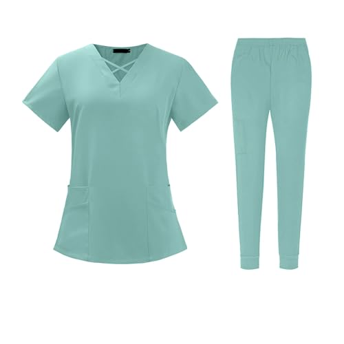 Pflege Set Damen Arzt Kostüm Schlupfkasack Damen Pflege Krankenschwester Jacke Arbeitskleidung & Uniformen Kasacks Damen Pflege Schürze Krankenschwester Weisse Hosen Damen Pflege Kasacks Damen Pflege von Rosennie