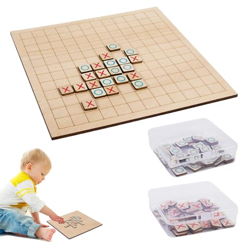 Rosixehird Holzschachspiel, Schachspiel für Kinderanfänger | 2-in-1-Klassiker-Brettspiel für Kinder | Klassisches interaktives Puzzlespiel aus Holz für Kinder, Früherziehung für Zwei Spieler von Rosixehird