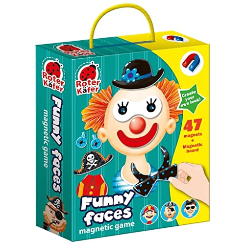 Roter Käfer Funny Faces Magnetic Game - Hohe Qualität, Ideal als Geschenk, Ideal für Spiel und Phantasie - 36+ Jahre - TABLETOP_GAME von Roter Käfer