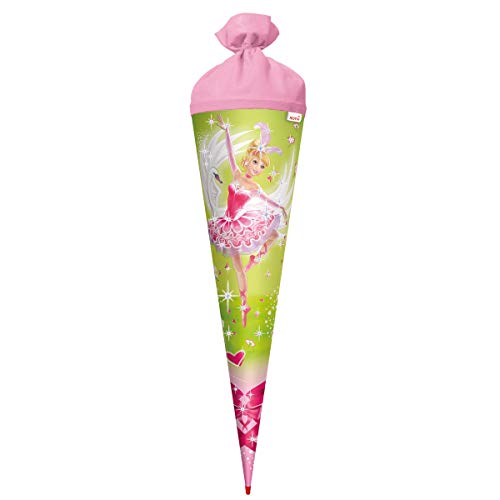 Roth 677206 Schultüte Schwanenprinzessin, 70 cm, rund, Filz von ROTH