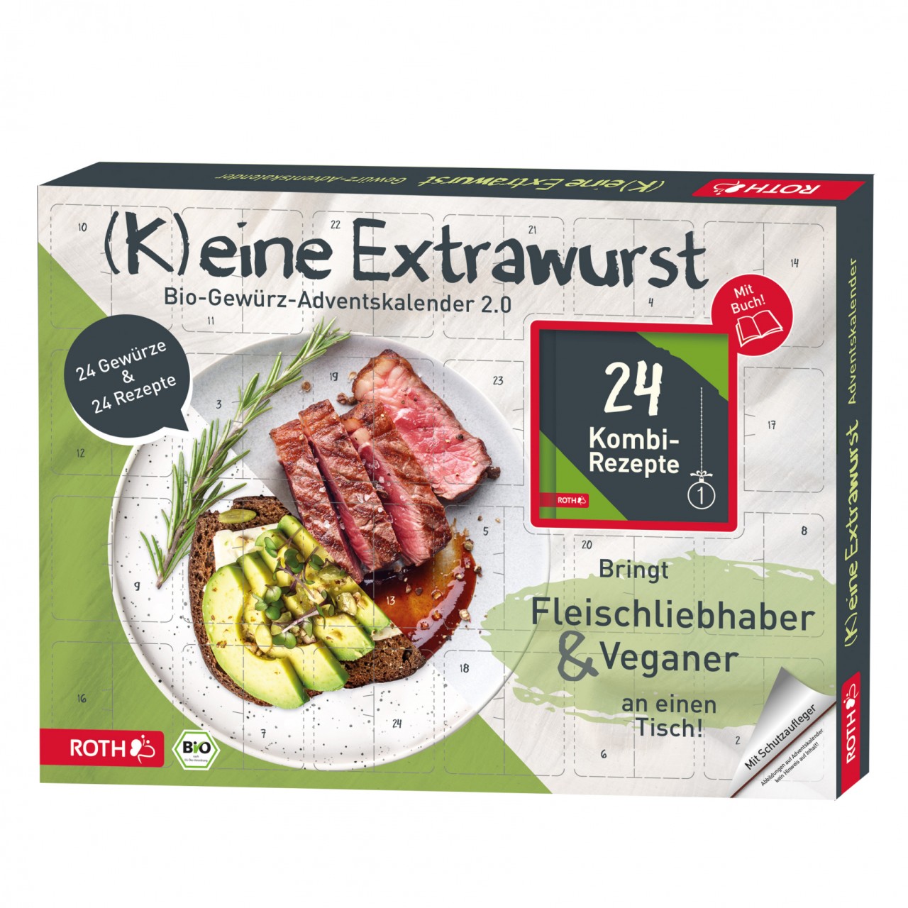 Bio-Gewürz Adventskalender "(K)eine Extrawurst" von Roth GmbH