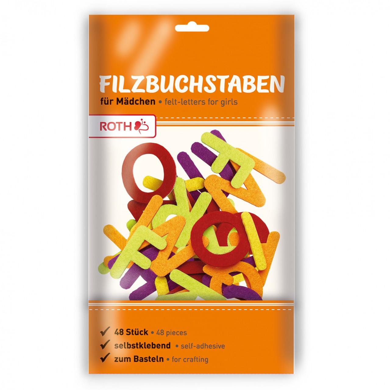 Filzbuchstaben selbstklebend Mädchen von Roth GmbH