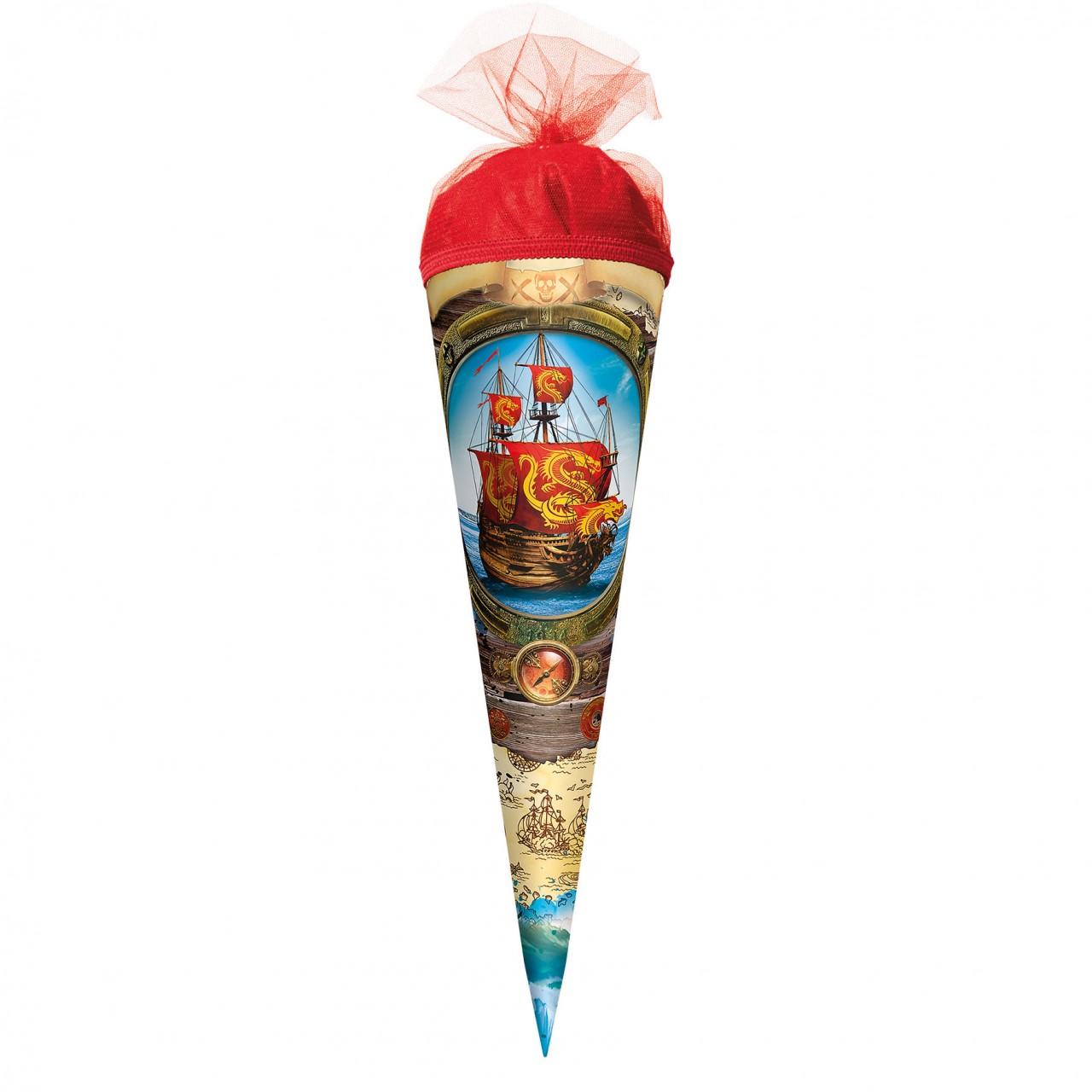 Geschenk Schultüte klein 35cm, Piratenschiff von Roth GmbH