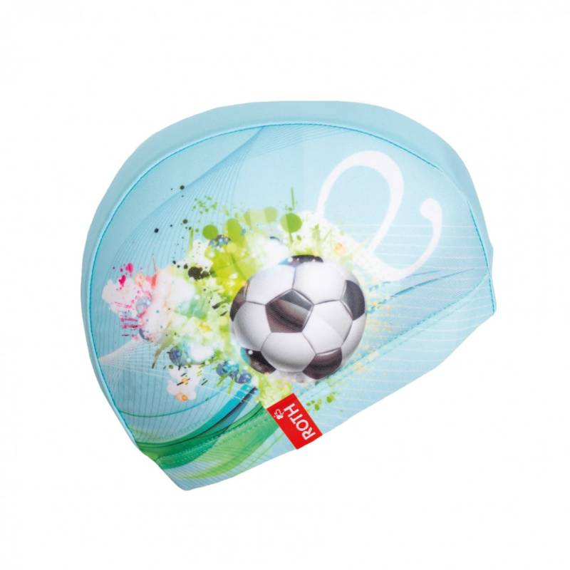 Kinder-Badekappe, 21x19 cm, 82% Polyester, 18% Elasthan, Fußballstar von Roth GmbH