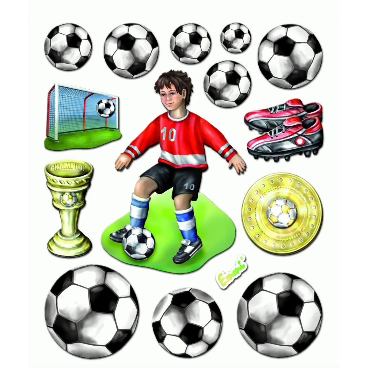 XXL 3D-Sticker Fußball von Roth GmbH
