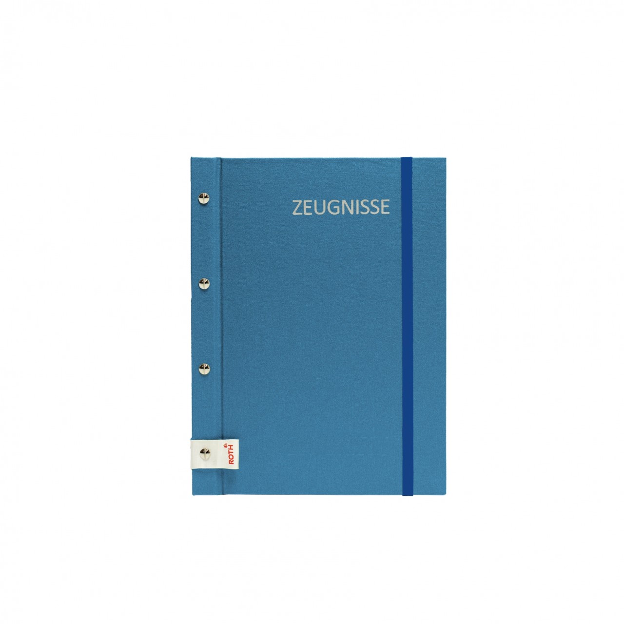 Zeugnismappe Metallium mit Buchschrauben Blue von Roth GmbH