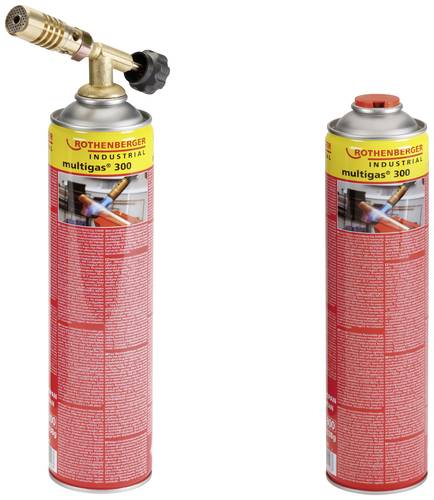 Rothenberger Industrial Hot Pack 2 Gasbrenner 650°C 2.5h inkl. Gasflasche 1 Set von Rothenberger Industrial