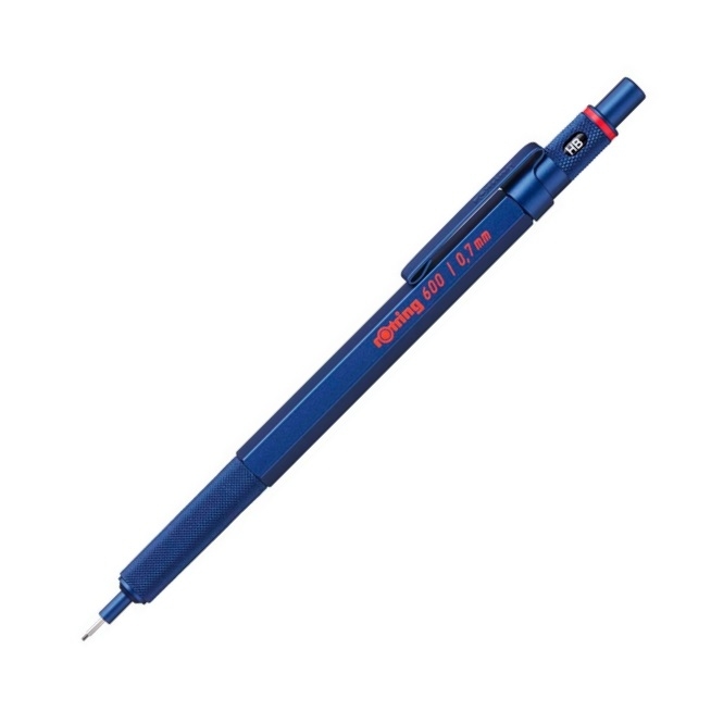 Rotring Druckbleistift 600 0,7 mm blau von Rotring